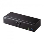 ４Ｋ対応ＨＤＭＩパソコン自動切替器（２：１）　ＳＷ－ＫＶＭ２Ｕ３ＨＤ　■お取り寄せ品