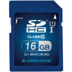 ＳＤＨＣメモリーカード　ＵＨＳ－Ｉ　クラス１０　１６ＧＢ　ＧＨ－ＳＤＨＣＵＢ１６Ｇ　■お取り寄せ品