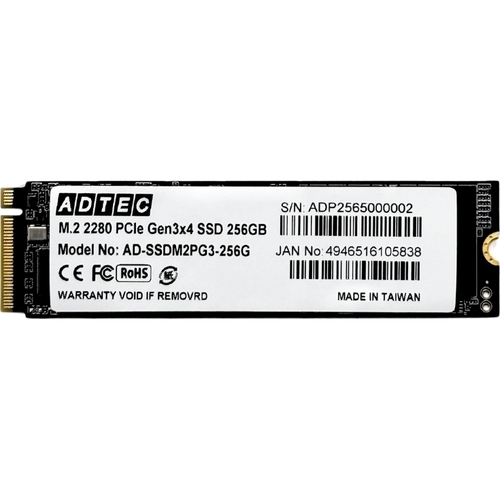 ３Ｄ　ＮＡＮＤ　ＳＳＤ　Ｍ．２　２２８０　ＡＤ－ＳＳＤＭ２ＰＧ３　２５６ＧＢ　■２営業日内届