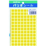 パリオシール　３０９　３号シール　蛍黄Ｘ５　【お取り寄せ品】７営業日以内届