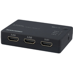 ＨＤＭＩセレクタ　４Ｋ対応　３ポート　ＨＤＣＰ２．２　ブラック　ＧＨ－ＨＳＷＬ３Ｃ－ＢＫ　■お取り寄せ品