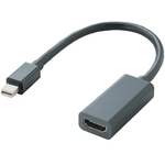 Ｍｉｎｉ　ＤｉｓｐｌａｙＰｏｒｔ－ＨＤＭＩ変換アダプタ／ブラック　ＡＤ－ＭＤＰＨＤＭＩＢＫ　■２営業日内届
