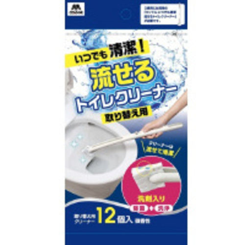 いつでも清潔流せるトイレクリーナー取り替え用１２個