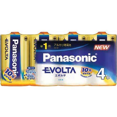 アルカリ乾電池　エボルタ　単１　４本入