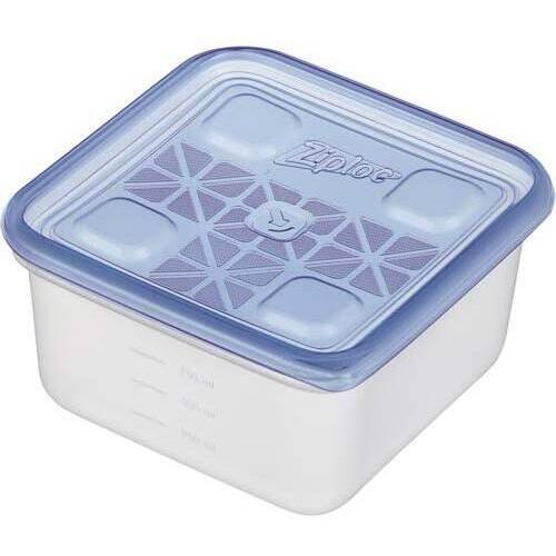ジップロックコンテナー正方形　１１００ｍｌ　２個入