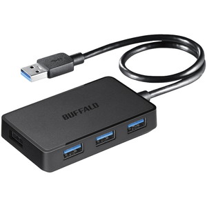 ＵＳＢ３．０バスパワーハブ　ＨＵＢ　４ポートタイプ　マグネット付き　ブラック　■２営業日内届
