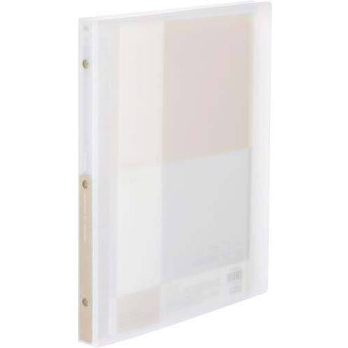 クリヤーブックグラッセル替紙式Ａ４　オフホワイト