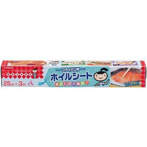 フライパン用ホイルシート　　　２５ＣＭ&times;３Ｍ
