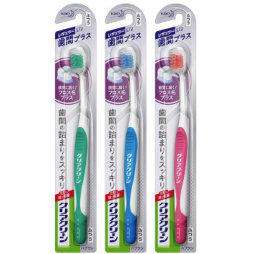 クリアＣハブラシ歯面＆すき間＋レギュラーふつ&times;１２　【お取り寄せ品】５営業日以内届