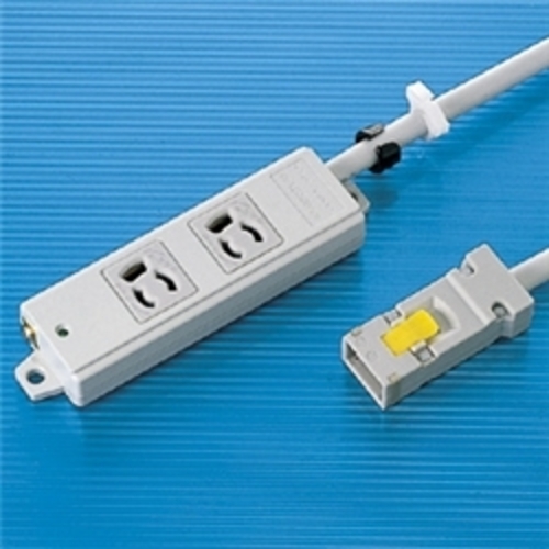 工事物件タップ（３Ｐ・２個口・５ｍ）　ＴＡＰ－ＫＨ２－５　■お取り寄せ品