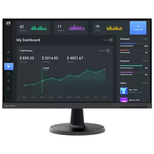 Ｌｅｎｏｖｏ　Ｃ２４－４０　（２３．８型／１９２０×１０８０／ＶＧＡ、ＨＤＭＩ／黒／スピーカー：なし）　■お取り寄せ品