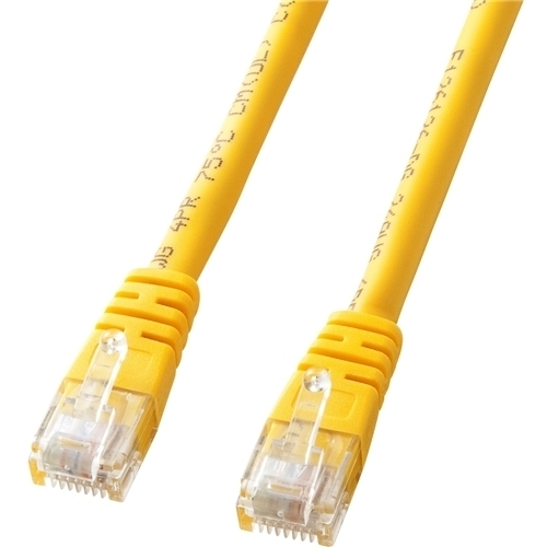 エンハンスドカテゴリ５単線ＬＡＮケーブル（３ｍ・イエロー）　ＫＢ－Ｔ５Ｔ－０３ＹＮ　■お取り寄せ品