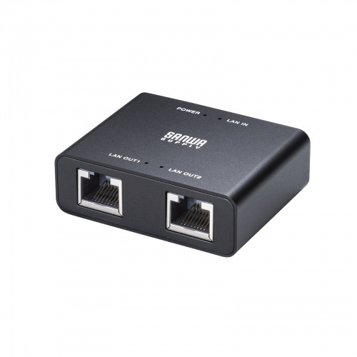 ギガビット対応　スイッチングハブ（ＵＳＢ　Ｔｙｐｅ－Ｃ給電・３ポート）　ＬＡＮ－ＧＩＧＡＣ３０２ＢＫ　■お取り寄せ品
