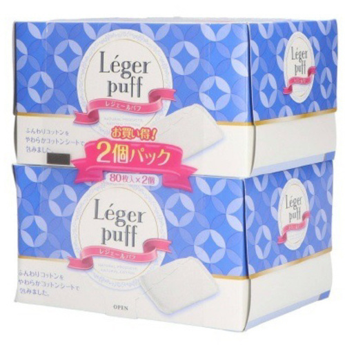 レジェールパフ　８０枚&times;２個パック