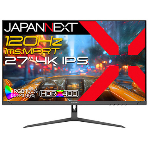ゲーミングディスプレイ　２７型／３８４０×２１６０／ブラック　ＪＮ－ＩＰＳ２７Ｇ１２０Ｕ　■２営業日内届