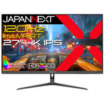 ゲーミングディスプレイ　２７型／３８４０×２１６０／ブラック　ＪＮ－ＩＰＳ２７Ｇ１２０Ｕ　■２営業日内届