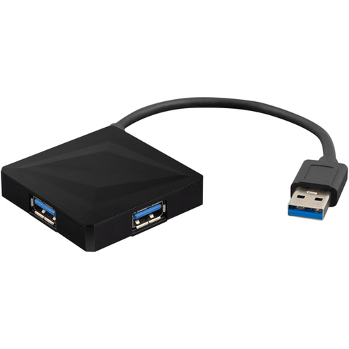 ＵＳＢ３．１　Ｇｅｎ１　Ｔｙｐｅ－Ａハブ　４ポート　ブラック　バスパワー対応　■お取り寄せ品