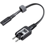 メガネ型コネクタ対応電源コード（０．２ｍ）　ＫＢ－ＤＭ２Ｓ１２Ａ－０２　■お取り寄せ品