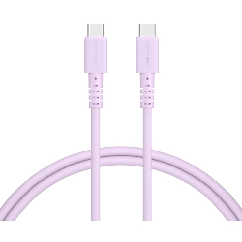 ＭＯＴＴＥＲＵ　ＵＳＢ－ＣｔｏＣケーブル　１ｍ　ペールアイリス　ＭＯＴ－ＳＣＢ２４０ＣＣＧ１００－ＰＵ　■お取り寄せ品