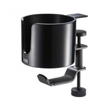 ドリンクホルダー付きバッグハンガー　ＰＤＡ－ＳＴＮ７６ＢＫ　■お取り寄せ品