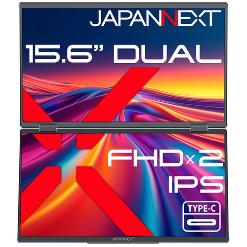 液晶ディスプレイ　１５．６型／１９２０&times;１０８０／ブラック　ＪＮ－ＤＭＤ－ｉ１５６Ｆ　■お取り寄せ品