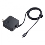 ＵＳＢ　ＰＤ対応ＡＣ充電器（ＰＤ４５Ｗ・Ｔｙｐｅ－Ｃケーブル一体型）　ＡＣＡ－ＰＤ１０８ＢＫ　■お取り寄せ品