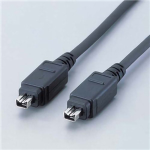 ＩＥＥＥ１３９４ケーブル（ブラック）　４Ｐ－４Ｐ　■お取り寄せ品