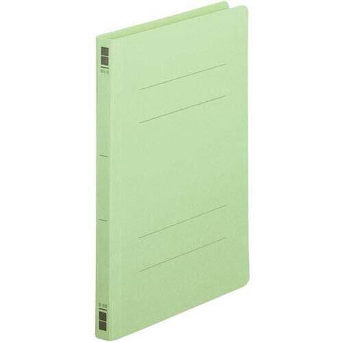 フラットファイル樹脂とじ具　Ｂ５縦　緑　１０冊