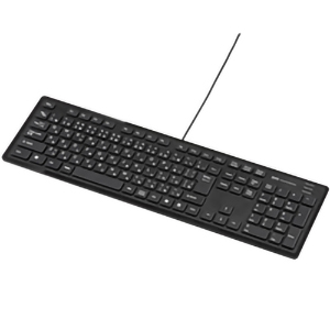 スリムキーボード（ブラック）　■お取り寄せ品