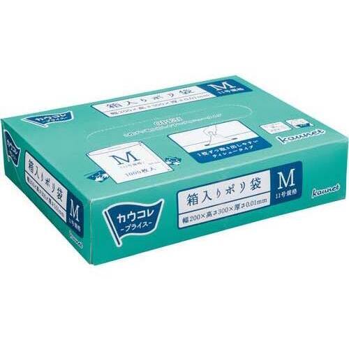 箱入りポリ袋　Ｍ（２００&times;３００）１０００枚&times;１５