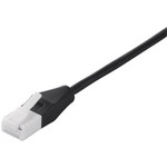 Ｃａｔ６　ツメの折れないＬＡＮケーブル　スリム　ストレート　１．５ｍ　ブラック　ＢＳＬＳ６ＳＵ１５ＢＫ２　■お取り寄せ品