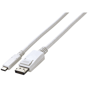 ＵＳＢ　Ｔｙｐｅ－Ｃ　－　ＤｉｓｐｌａｙＰｏｒｔ　変換ケーブル　（２ｍ）　ホワイト　■お取り寄せ品