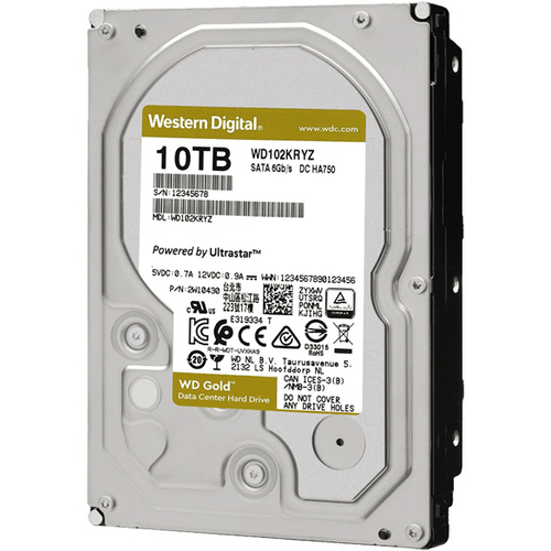 ＷＤ　Ｇｏｌｄ　３．５インチＨＤＤ　１０ＴＢ　ＷＤ１０２ＫＲＹＺ　０７１８０３７－８７２６８１　■お取り寄せ品