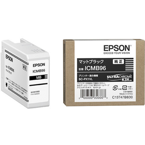 ＳＣ－ＰＸ１ＶＬ用　インクカートリッジ（マットブラック）　ＩＣＭＢ９６　■お取り寄せ品