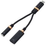 音声変換ケーブル／ＴｙｐｅＣ　ｔｏ　３．５ｍｍステレオミニ／ブラック　ＭＰＡ－Ｃ３５ＤＳＰＤＢＫ　■お取り寄せ品
