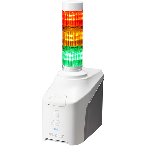 ネットワーク制御信号灯　直径４０ｍｍ／３段／赤黄緑／ＡＣアダプタなし　ＮＨＢ４－３Ｎ－ＲＹＧ　■お取り寄せ品