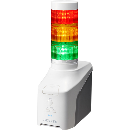 ネットワーク制御信号灯　直径６０ｍｍ／３段／赤黄緑／ＡＣアダプタなし　ＮＨＢ６－３Ｎ－ＲＹＧ　■お取り寄せ品