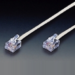 モジュラーコード　６極４芯タイプ（２０Ｍ）　白色　ＴＦ－１２００ＷＴ　■お取り寄せ品