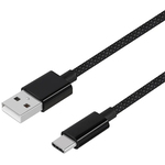 ＵＳＢケーブル／Ａ－Ｃ／ブレイデッドケーブル／２ｍ／ブラック　ＯＷＬ－ＣＢＮ１ＡＣ２０－ＢＫ　■お取り寄せ品