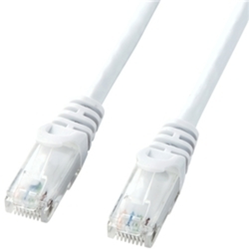 カテゴリ６　ＵＴＰ　ＬＡＮケーブル（バルク品・０．５ｍ・ホワイト）　ＬＡ－Ｙ６－００５Ｗ　■お取り寄せ品