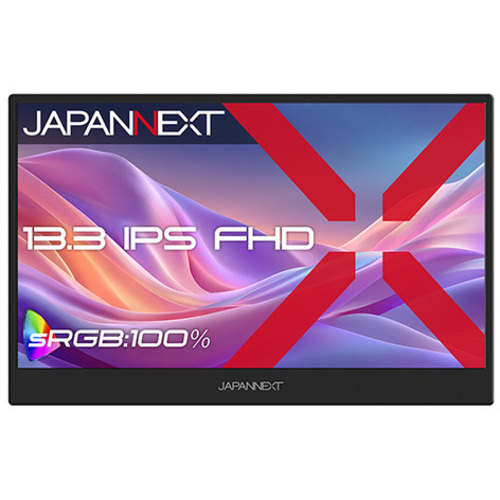 液晶ディスプレイ　１３．３型／１９２０&times;１０８０／ブラック　ＪＮ－ＭＤ－ＩＰＳ１３３Ｆ　■お取り寄せ品