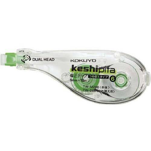 修正テープ＜ケシピタ＞詰替タイプ幅６ｍｍ　１０個