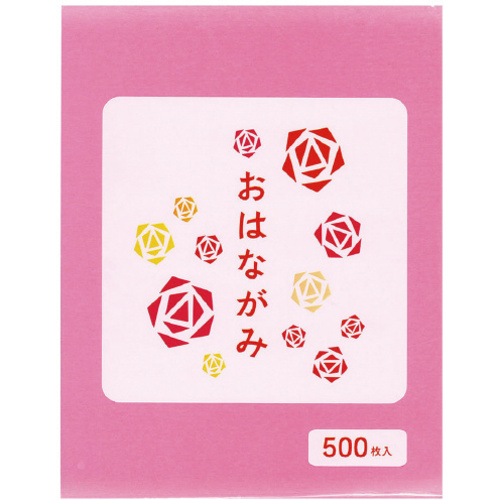 お花紙　桃　５００枚　&times;５