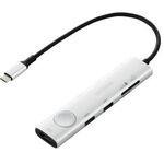 Ｔｙｐｅ－Ｃドッキングステーション／画面オンオフスイッチ付／シルバー　ＤＳＴ－Ｓ０８０ＢＰＳＶ　■２営業日内届