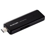 外付けＳＳＤ／ポータブル／ＵＳＢ３．２（Ｇｅｎ２）／ＵＳＢメモリ型／１ＴＢ／ブラック　■お取り寄せ品
