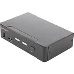 ２ポートＨＤＭＩモニター１台対応ＫＶＭスイッチ　ＳＶ２３１ＨＵ３４Ｋ６　■お取り寄せ品