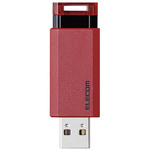 ＵＳＢ３．１メモリー　ノック式　６４ＧＢ　レッド