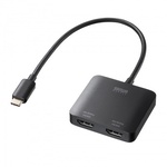 ＵＳＢ　Ｔｙｐｅ　Ｃ－ＨＤＭＩ変換アダプタ（２ポート／４Ｋ対応）　ＡＤ－ＡＬＣＭＳＴ２ＨＤ２　■お取り寄せ品
