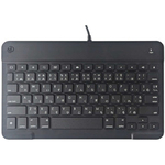 超薄型軽量Ｌｉｇｈｔｎｉｎｇ有線キーボード　ブラック　ＭＤＳ－ＬＫＢ０１ＢＫ　■お取り寄せ品