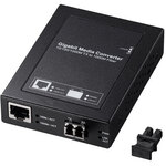 光メディアコンバータ（ギガビット、シングルモード）　ＬＡＮ－ＥＣ２１２ＲＬ１０　■お取り寄せ品